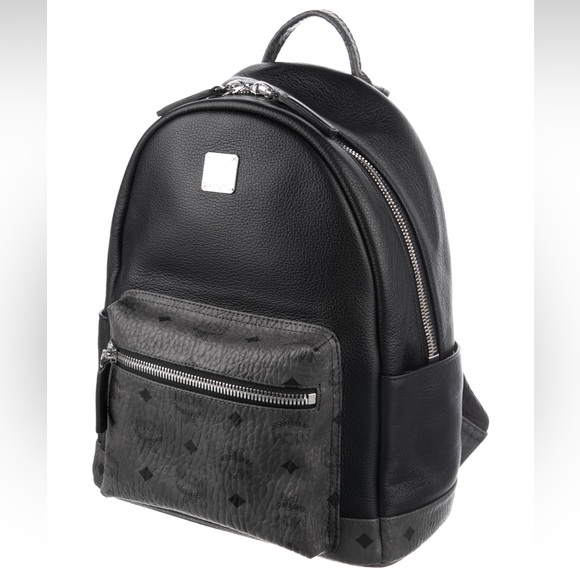 MCM Stark Visetos Top Handle Backpack Bookbag - Picture 2 of 15